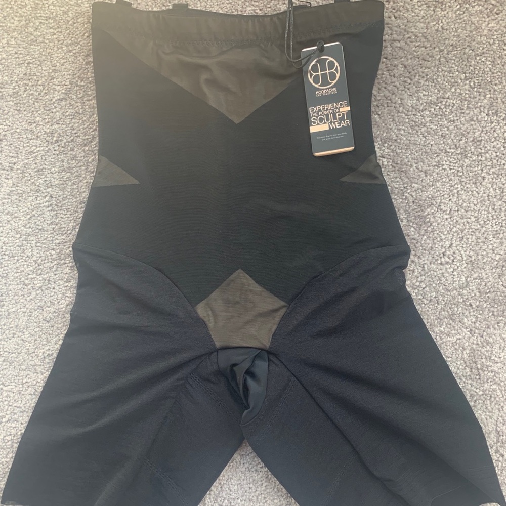 Honeylove Superpower brief shapewear Sz S Blk NWT